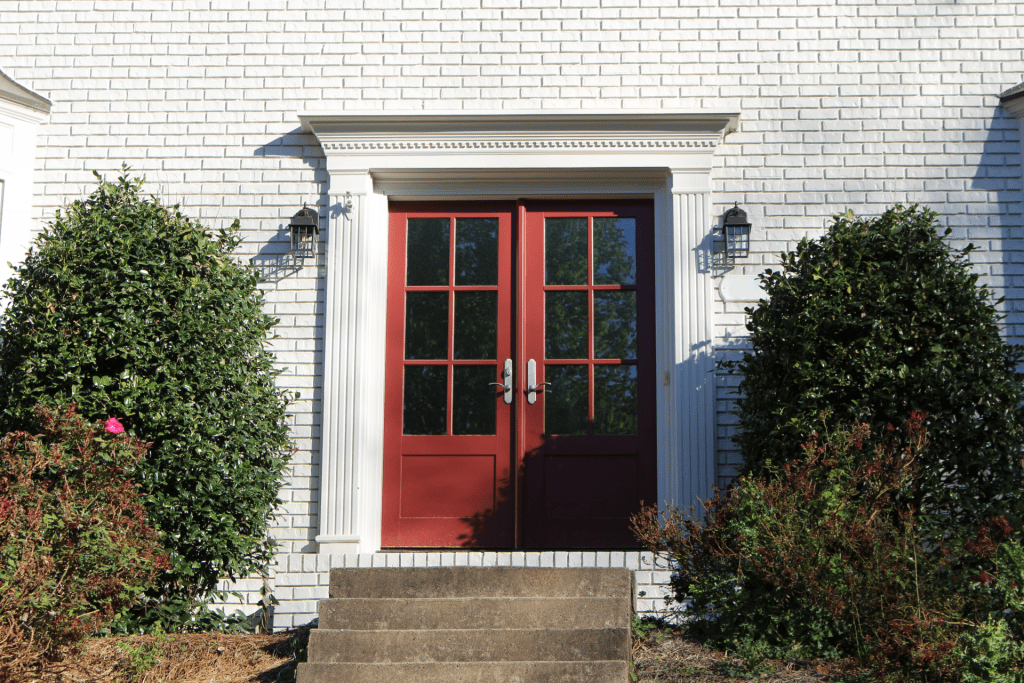 front door of a home.